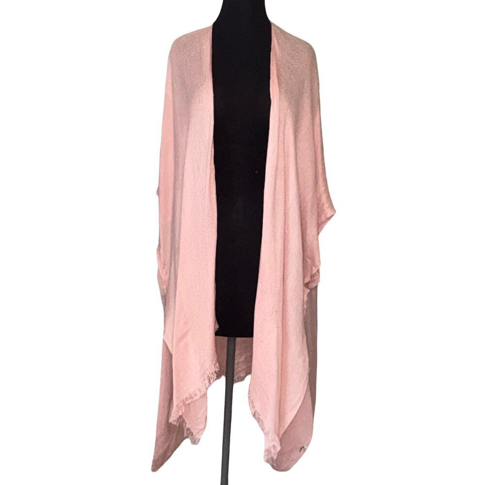 Blush Pink Lightweight Caftan Cardigan One Size